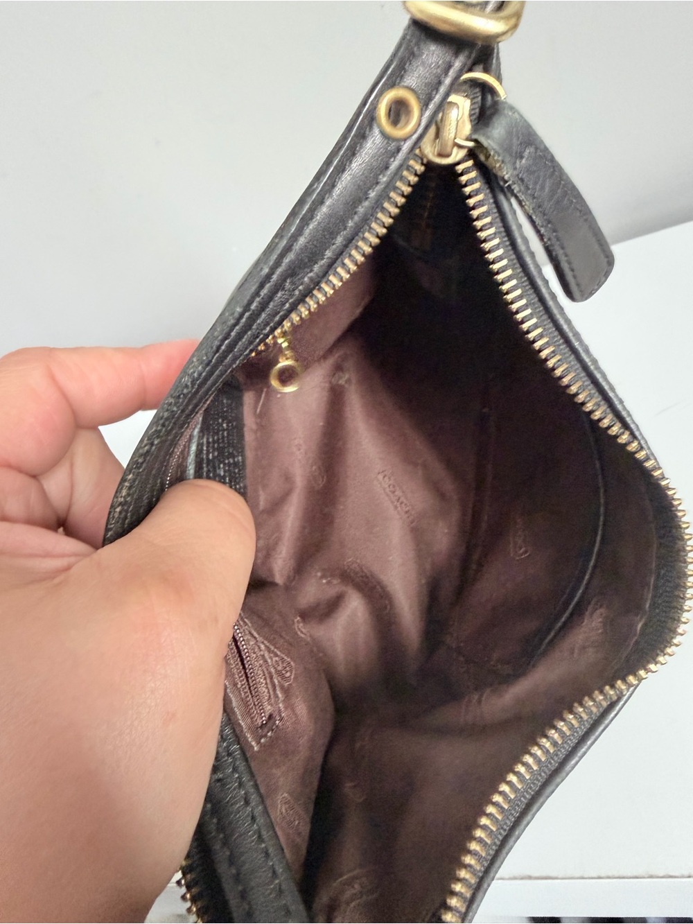 Coach Vintage Legacy West Demi Pouch Black 9844 - Picture 5 of 5